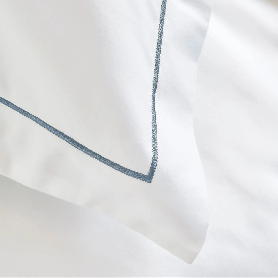 Christy Premium Sateen Oxford Pillowcase Set of 2 Blue Christy