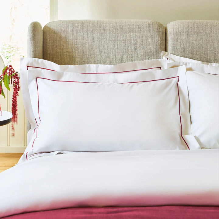 Christy Premium Sateen Oxford Pillowcase Set of 2 Fuschia Christy