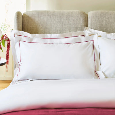 Christy Premium Sateen Oxford Pillowcase Set of 2 Fuschia Christy