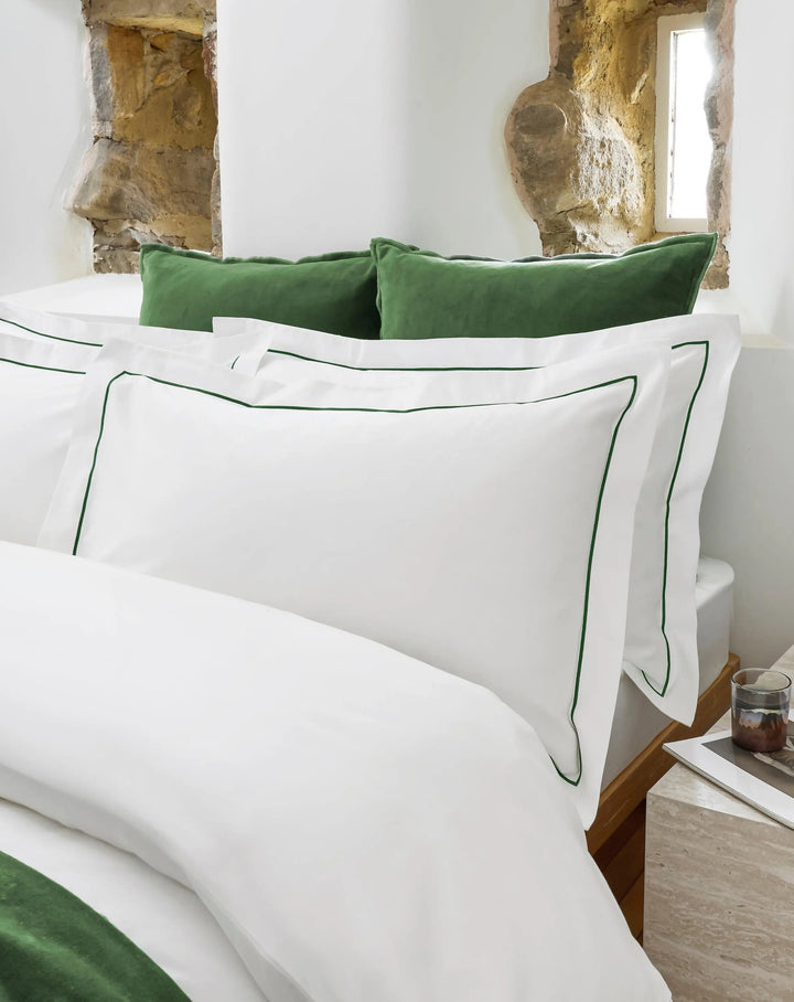 Christy Premium Sateen Double Duvet Set Green Christy