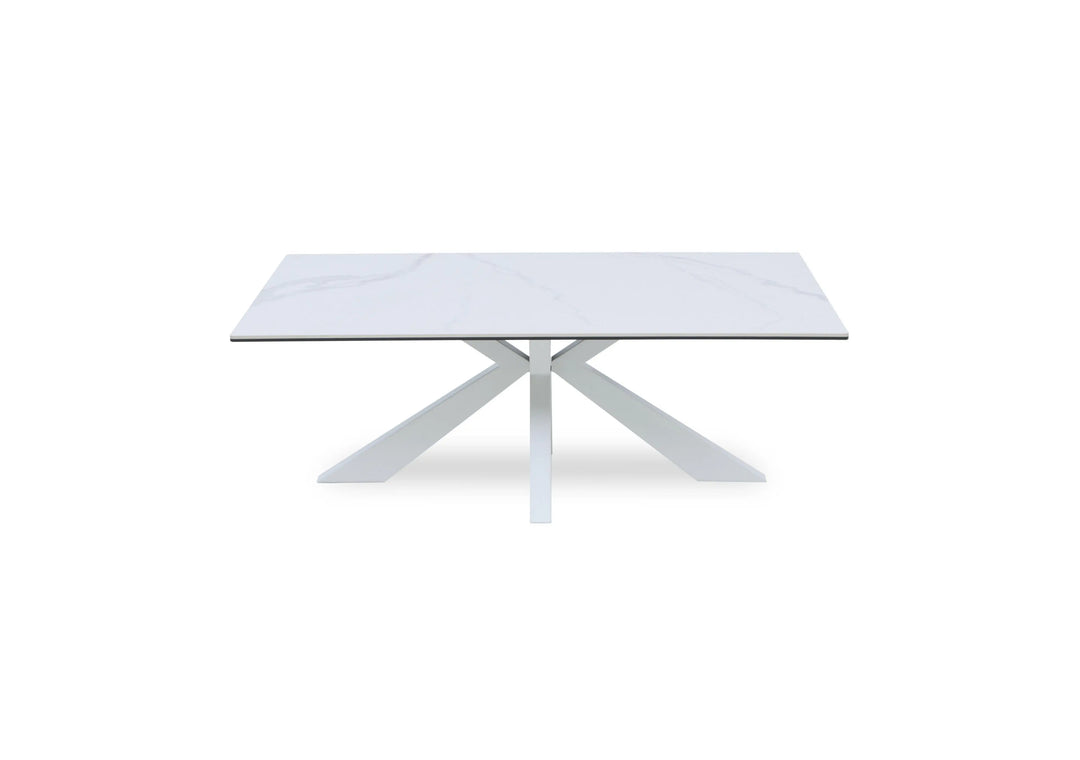 Glacier Coffee Table Gloss White with Cermic Top UCPMJ