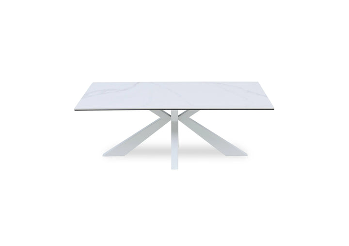 Glacier Coffee Table Gloss White with Cermic Top UCPMJ