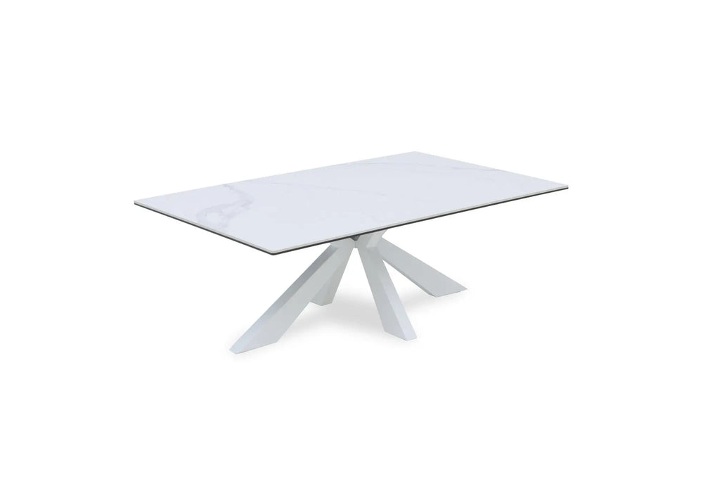 Glacier Coffee Table Gloss White with Cermic Top UCPMJ