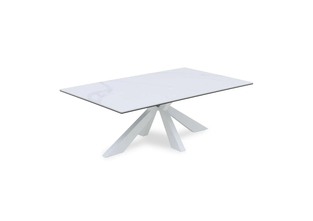 Glacier Coffee Table Gloss White with Cermic Top UCPMJ