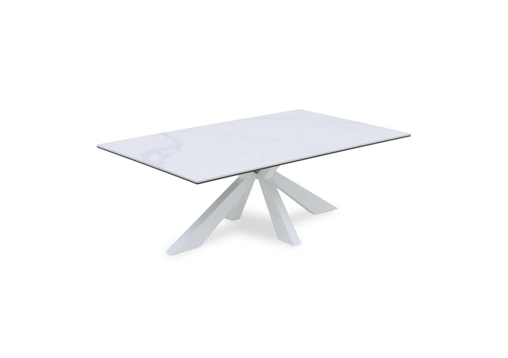Glacier Coffee Table Gloss White with Cermic Top UCPMJ