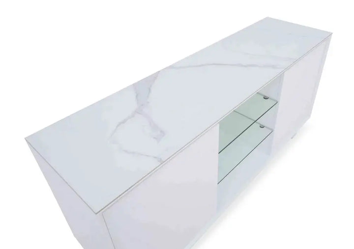 Glacier Sideboard High Gloss Finish with Built-in Led Lighting UCPMJ