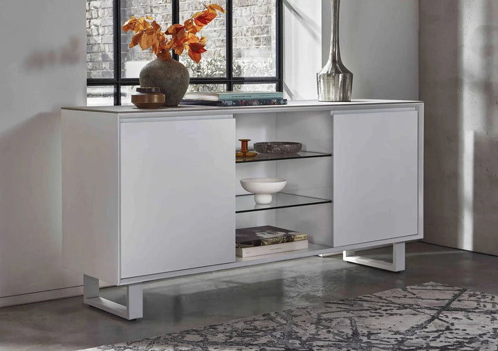 Glacier Sideboard High Gloss Finish with Built-in Led Lighting UCPMJ