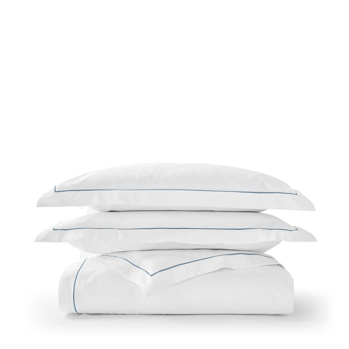 Christy Premium Sateen King Duvet Set Blue Christy