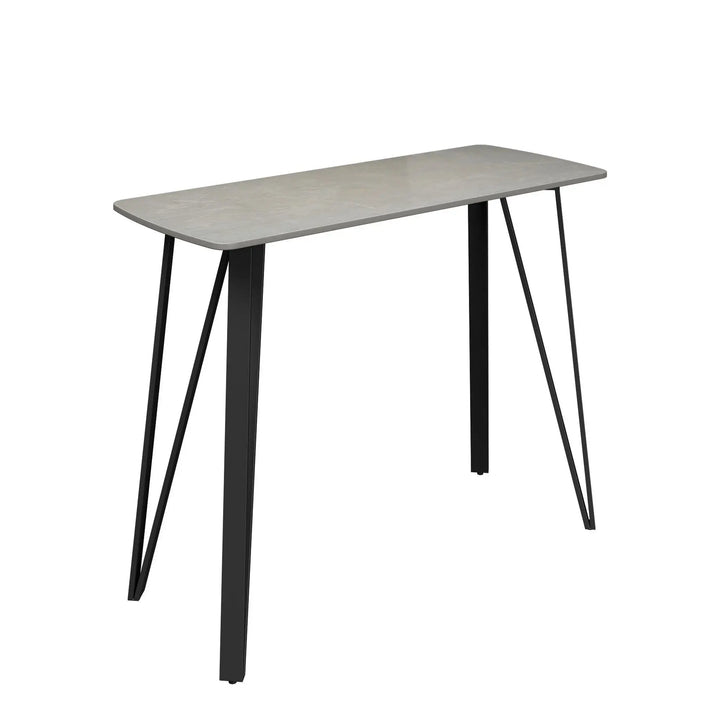 Silvera Grey Ceramic Console Table Torelli