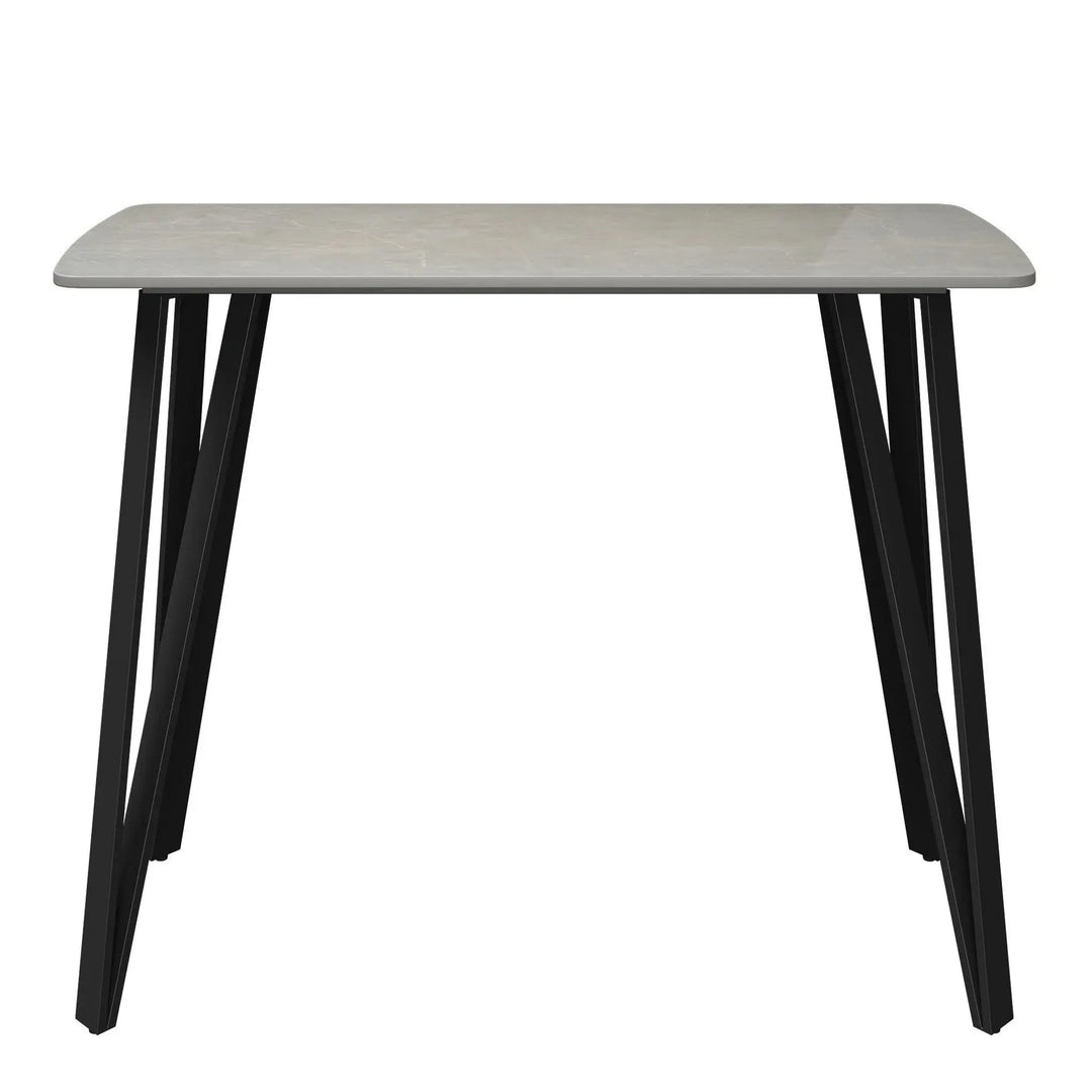 Silvera Grey Ceramic Console Table Torelli