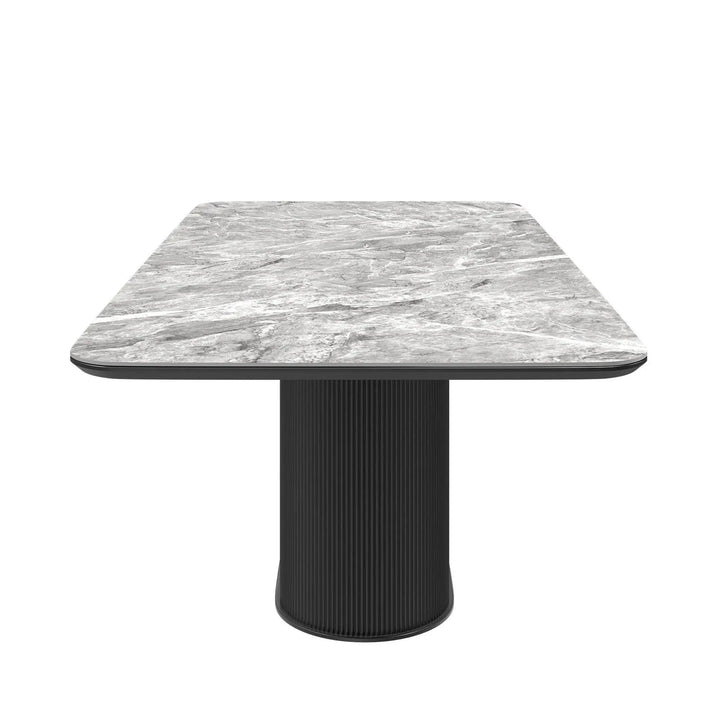 Antonio Gloss Grey Ceramic Coffee Table Torelli