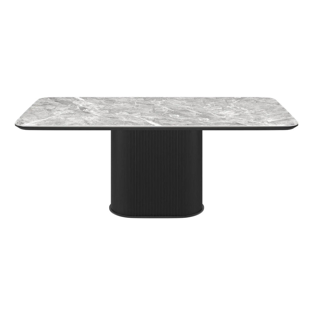 Antonio Gloss Grey Ceramic Coffee Table Torelli
