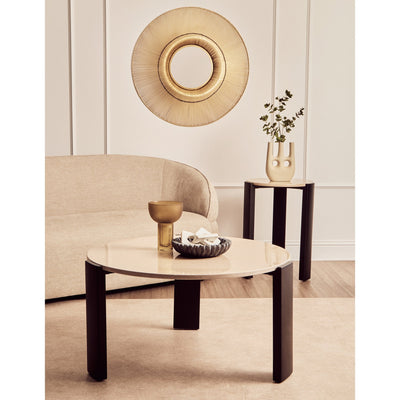 Ravello Round Cream Marble Top Large Coffee Table  Nicholas John Interiors