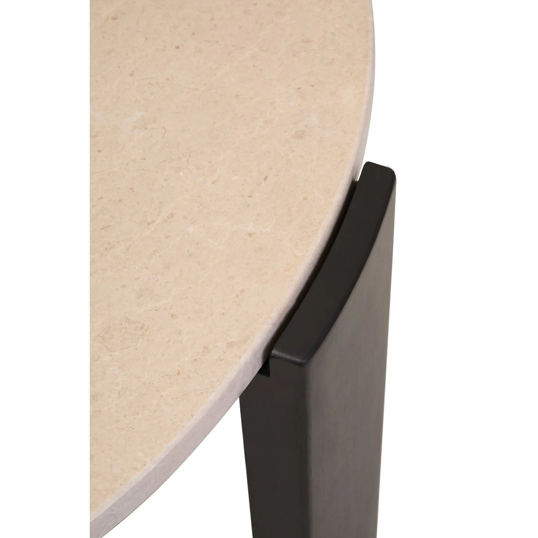 Ravello Round Cream Marble Top Large Coffee Table  Nicholas John Interiors