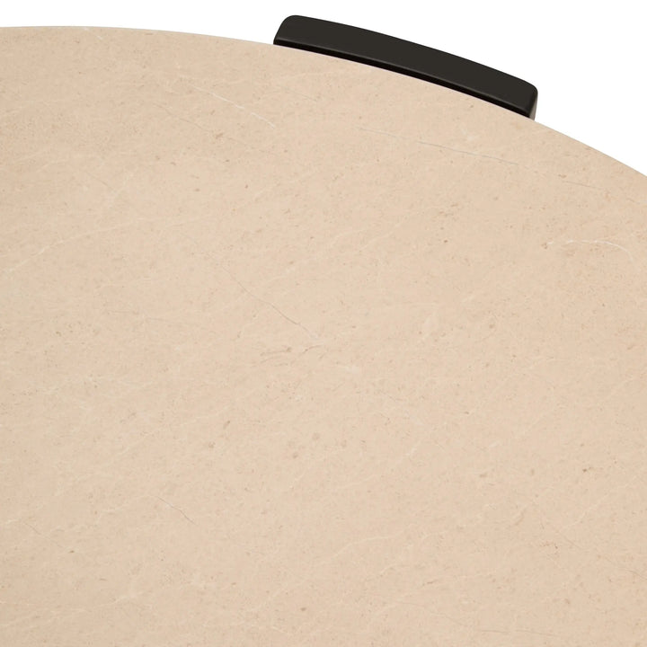 Ravello Round Cream Marble Top Large Coffee Table  Nicholas John Interiors