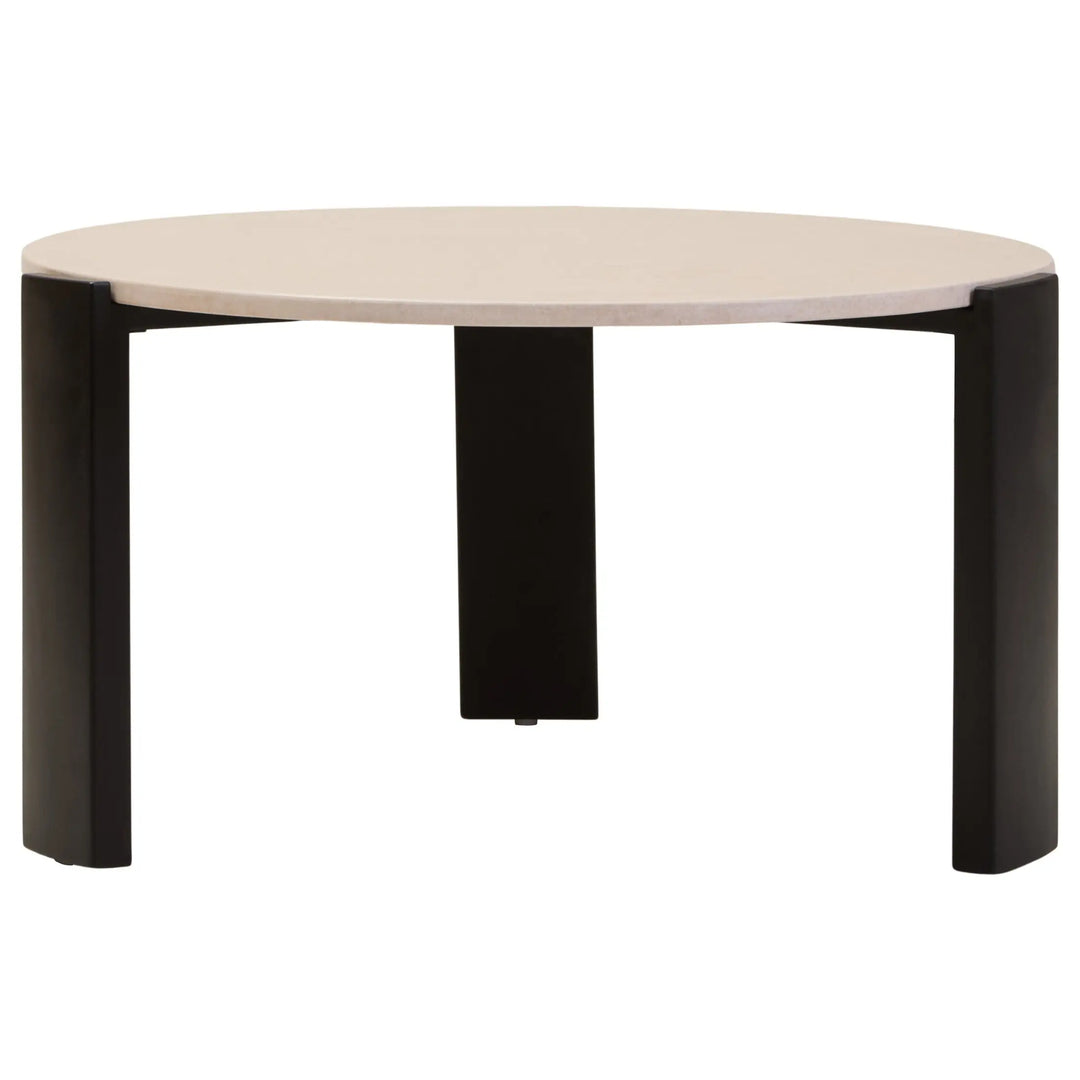 Ravello Round Cream Marble Top Large Coffee Table  Nicholas John Interiors