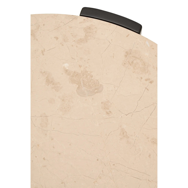 Ravello Round Cream Marble Top Small Coffee Table  Nicholas John Interiors