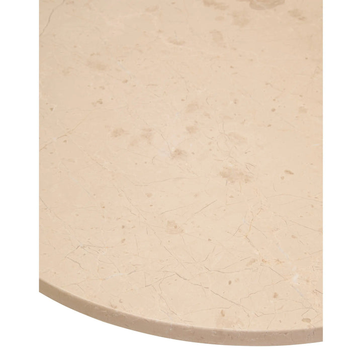 Ravello Round Cream Marble Top Small Coffee Table  Nicholas John Interiors