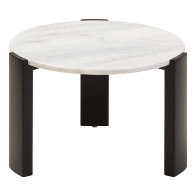 Ravello Round White Marble Top Small Coffee Table  Nicholas John Interiors