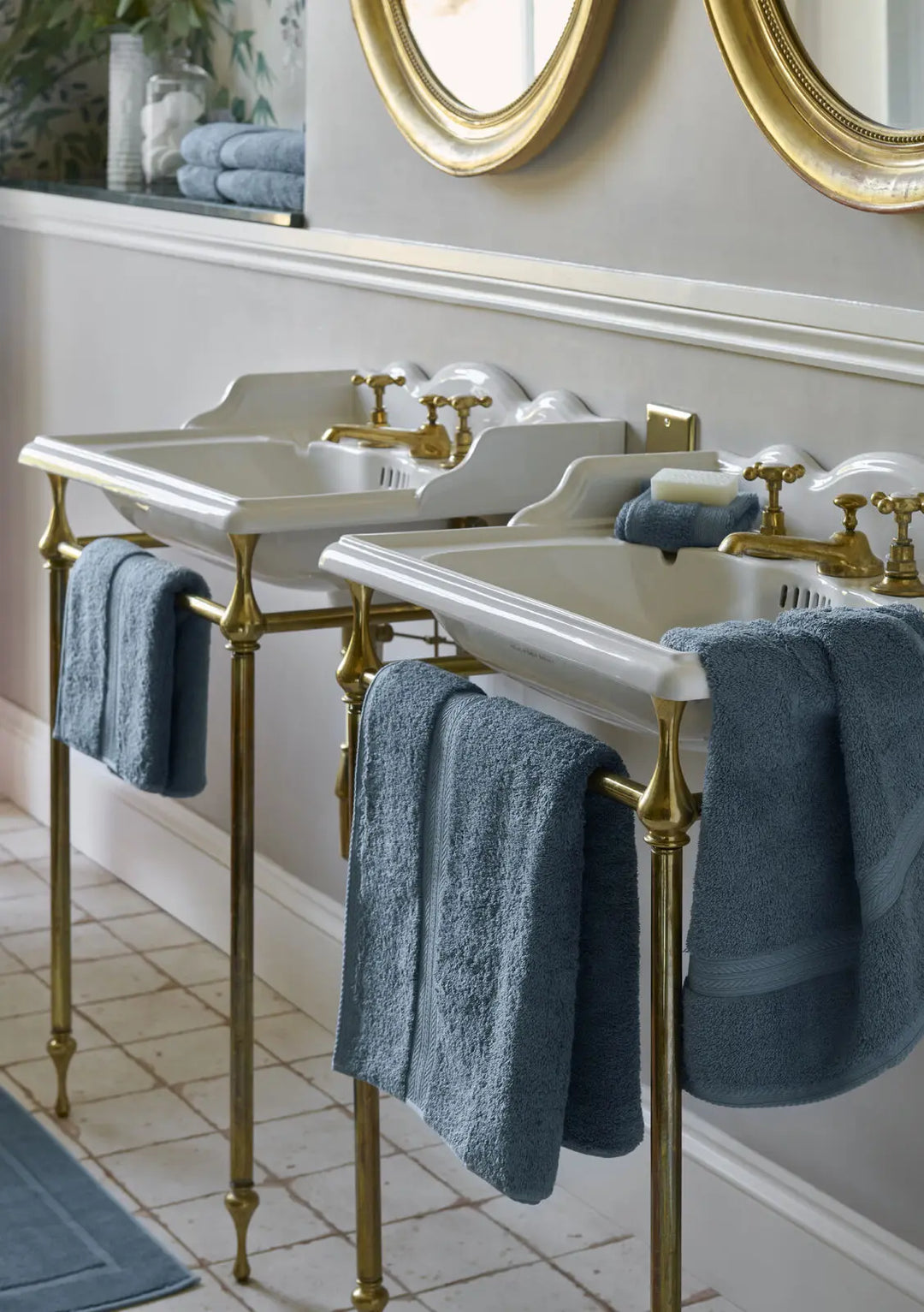 Christy Renaissance Bath Sheet Denim CHRISTY LUX-HOM