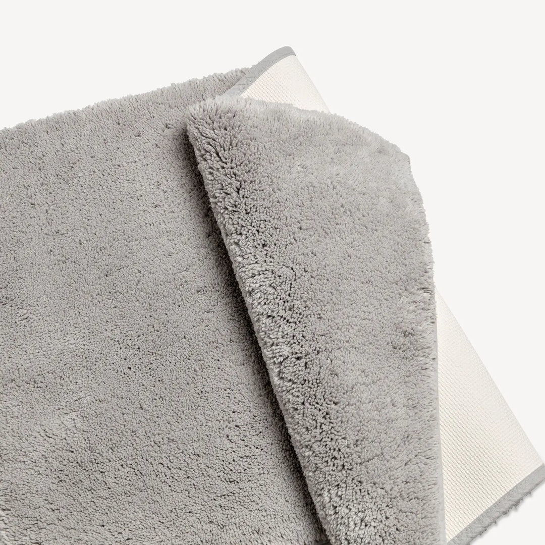 Christy Deep Pile Bath Rug Dove Grey Christy
