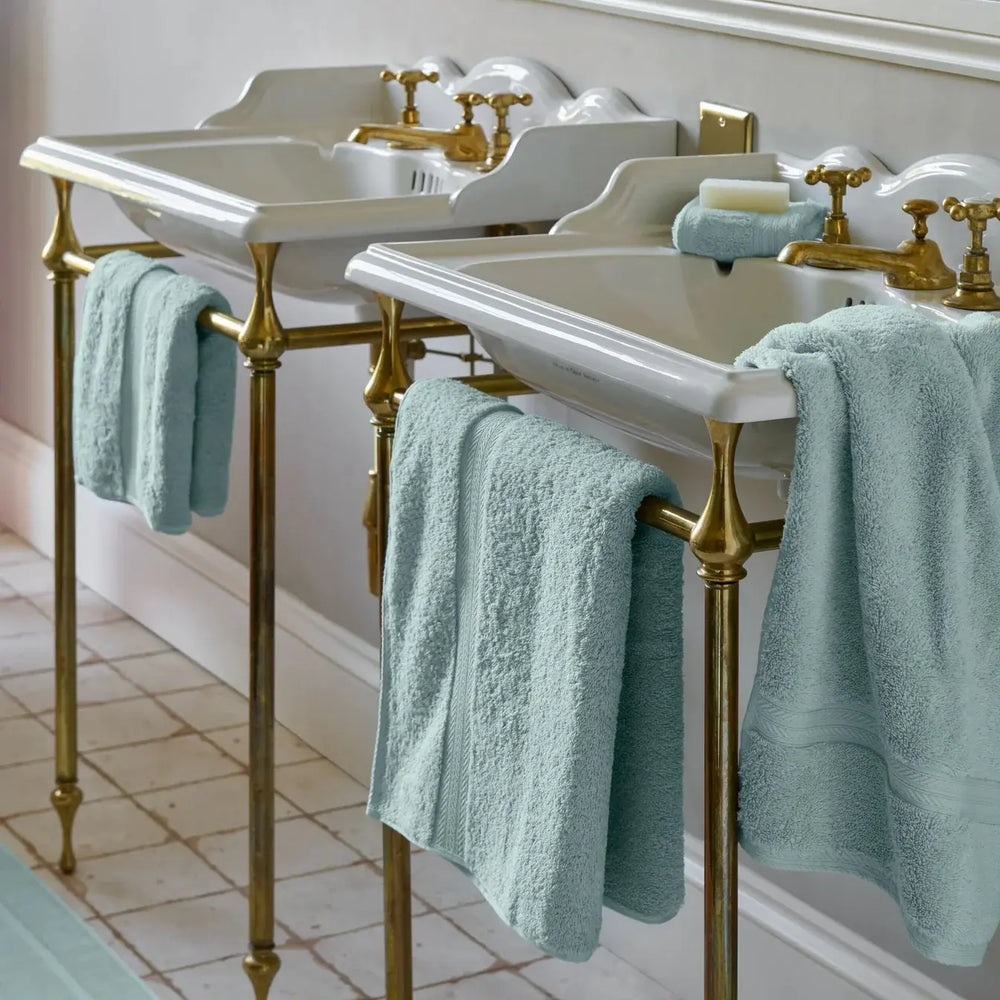 Christy Renaissance Bath Sheet Eggshell Blue CHRISTY LUX-HOM