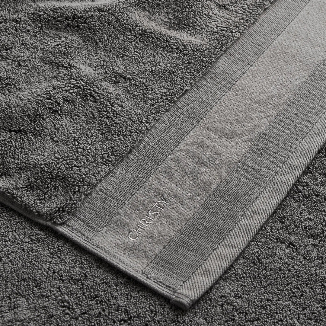 Christy Signature Bath Sheet Charcoal Christy
