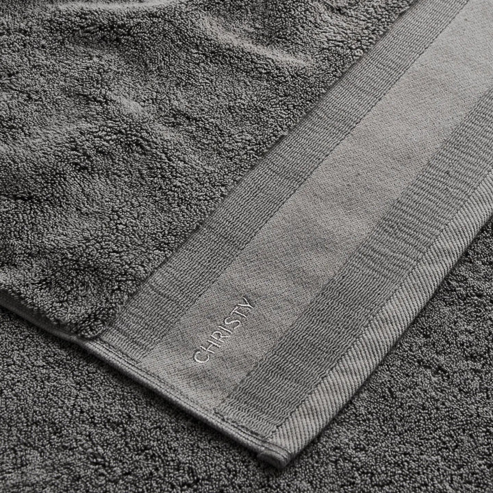 Christy Signature Bath Sheet Charcoal Christy