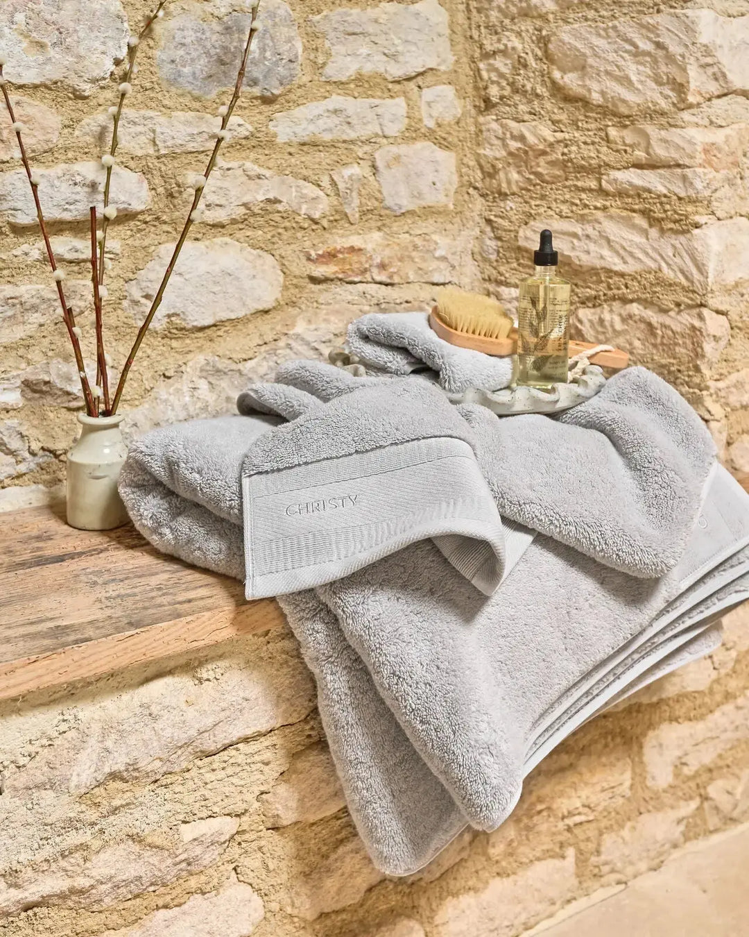 Christy Signature Bath Towel - Opal Grey Christy