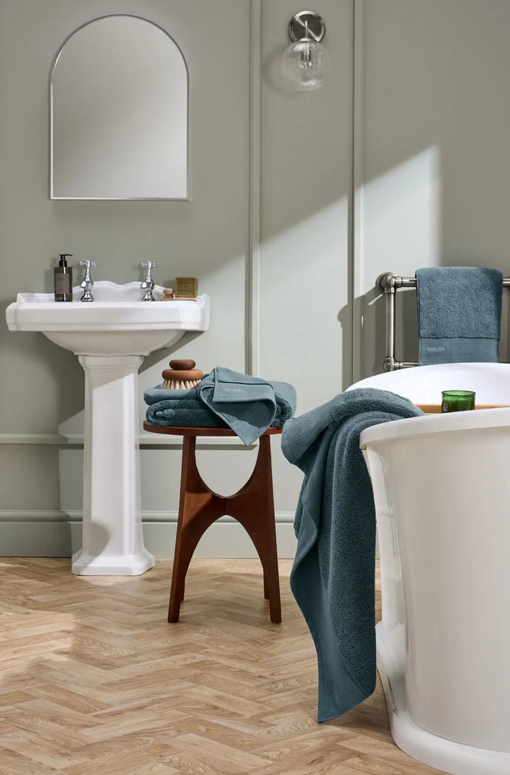 Christy Signature Bath Sheet Slate Blue Christy