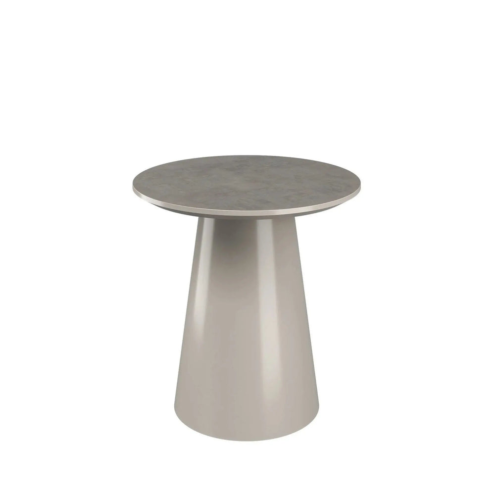 Simoro Light Grey Melamine Side Table Torelli
