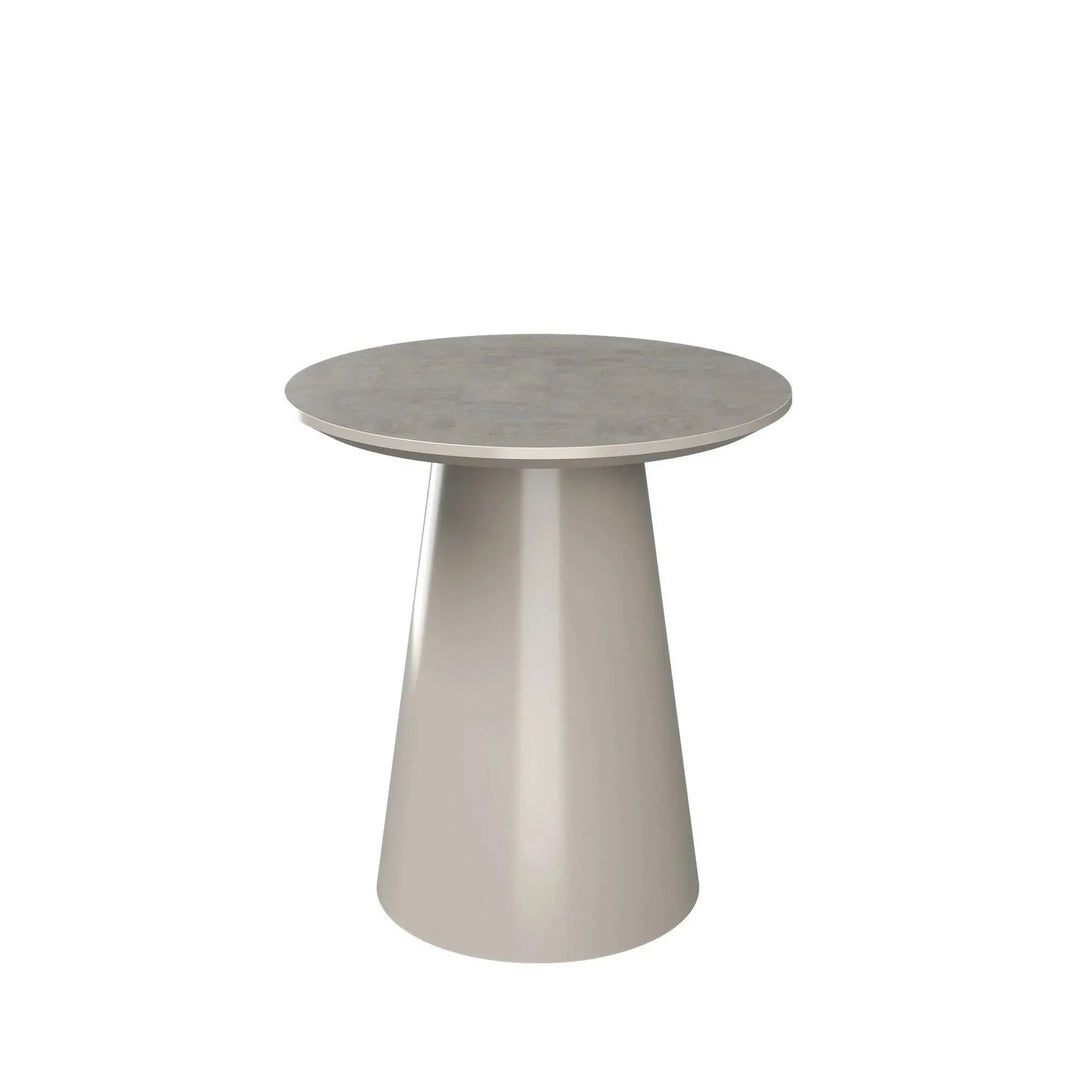 Simoro Light Grey Melamine Side Table Torelli