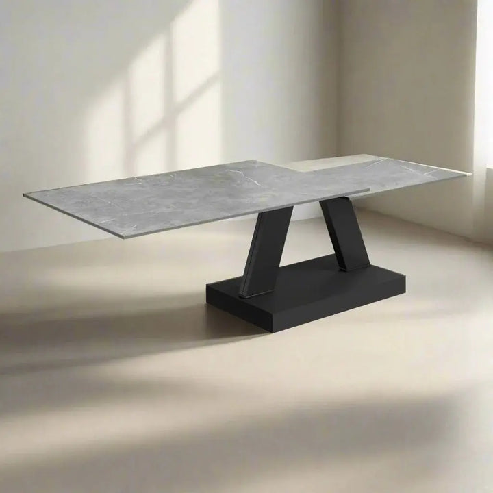 Sparto Matte Grey Ceramic Coffee Table Torelli