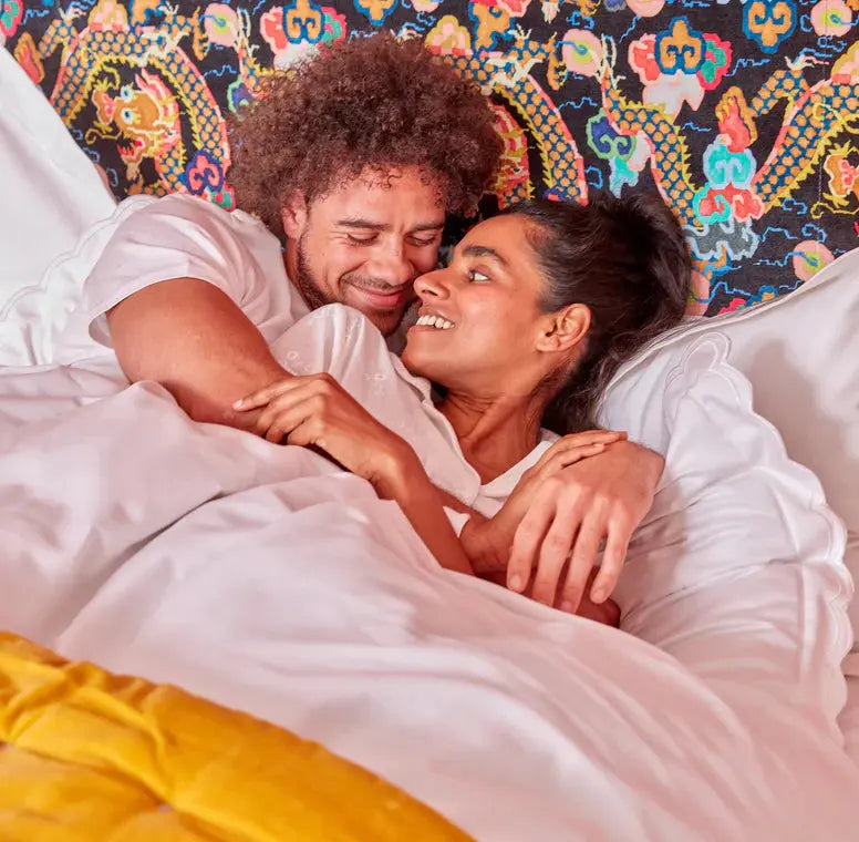 Christy Scallop Edge Duvet Set in Matcha Christy