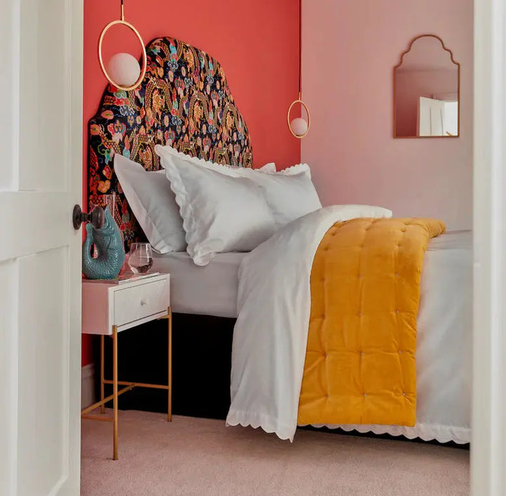Christy Scallop Edge Duvet Set in Matcha Christy