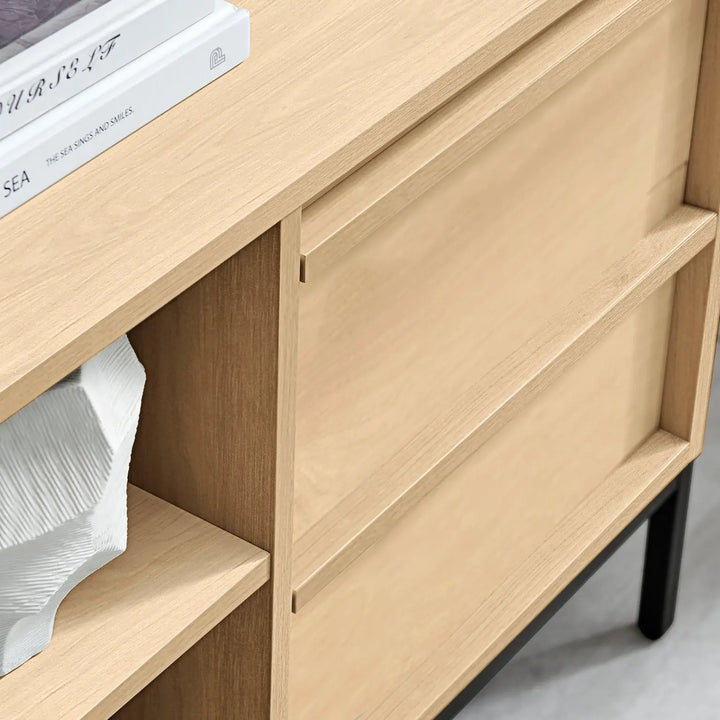 Svit Oak Effect TV Stand with 2 Doors & Drawers UCPMJ