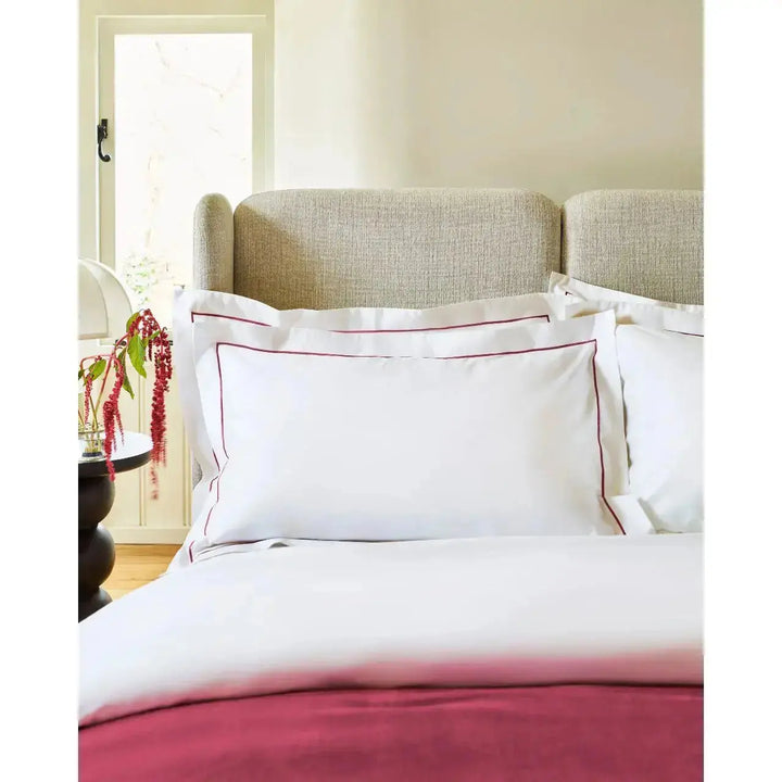 Premium Sateen Double Duvet Set Fushia Christy