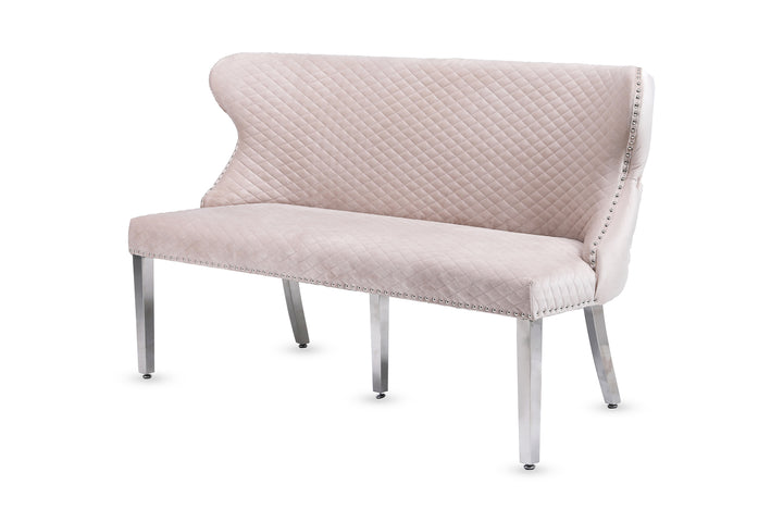 Viviana Mink Velvet Bench