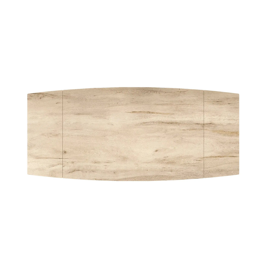 Verni 120-180cm Wood Look Ceramic Pull-Out Extending Dining Table Torelli