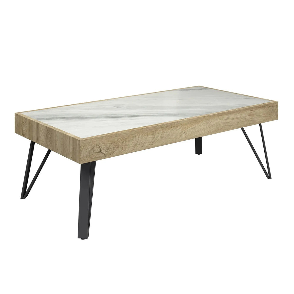 Vitorn White Ceramic Coffee Table Torelli