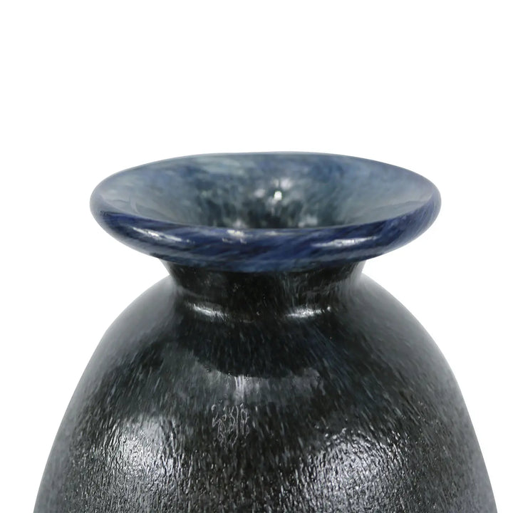 Black and Green Handmade 38.5cm Decorative Vase Lina Home