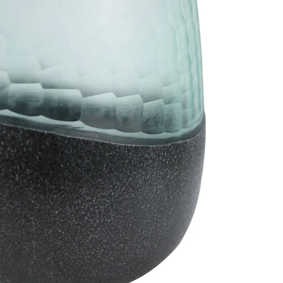 Black and Green Handmade 38.5cm Decorative Vase Lina Home