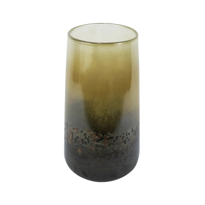 Brown Handmade Glass Vase Lina Home