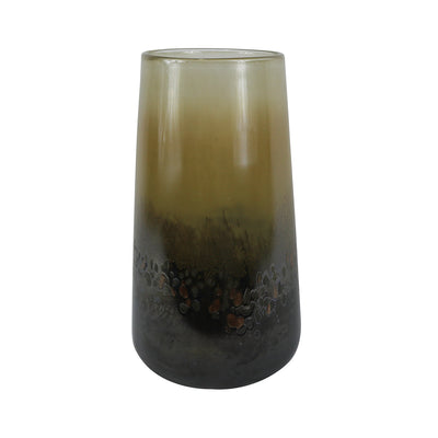 Brown Handmade Glass Vase Lina Home