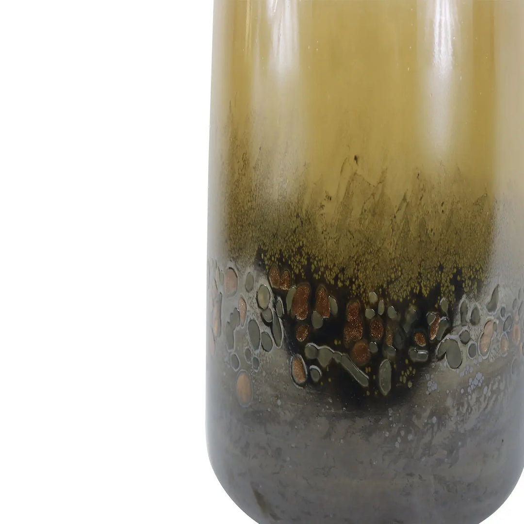 Brown Handmade Glass Vase Lina Home