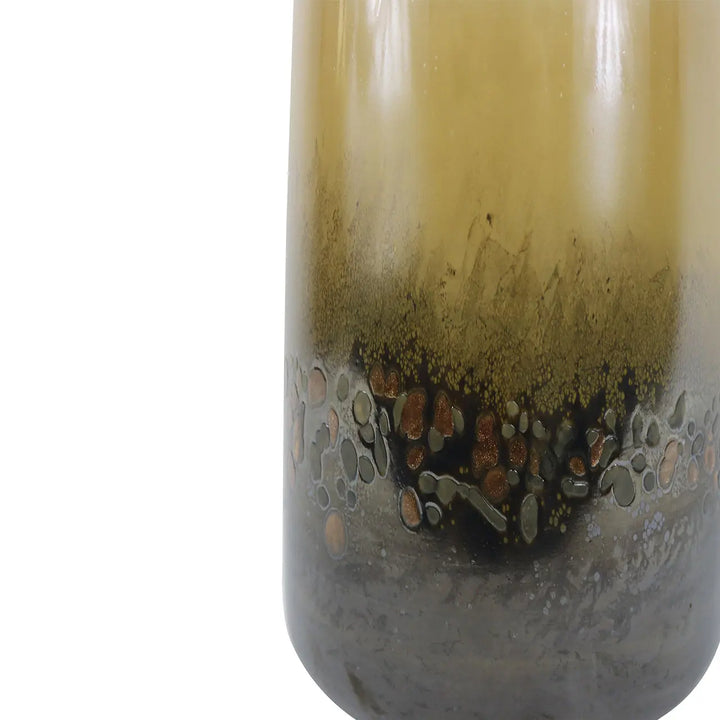 Brown Handmade Glass Vase Lina Home