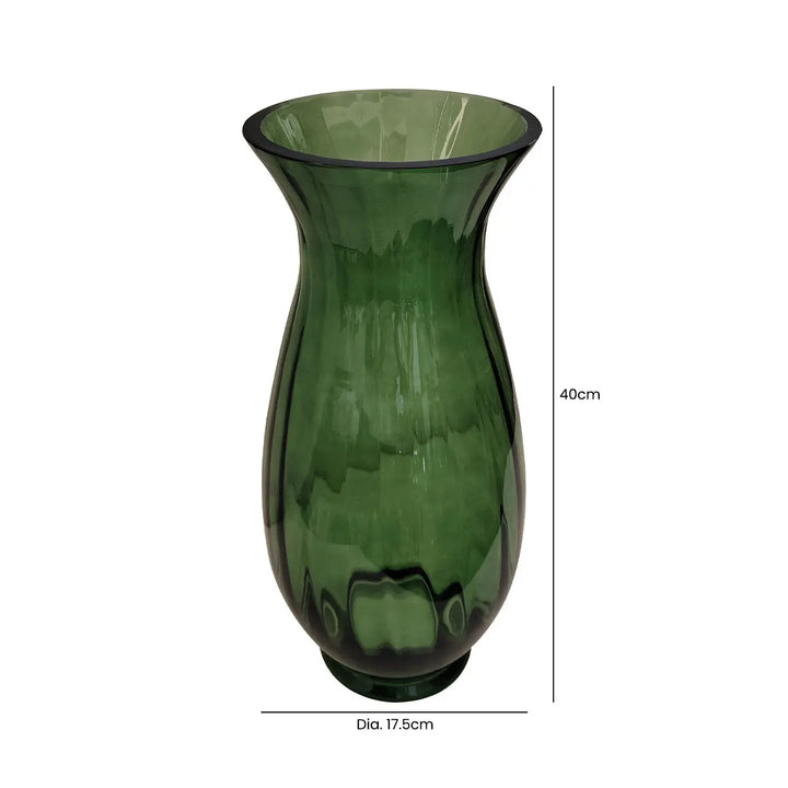Green Ridges Design Glass Vase – 40 cm Lina Home