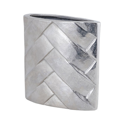 Metal Vase Nickel – 22 cm Lina Home