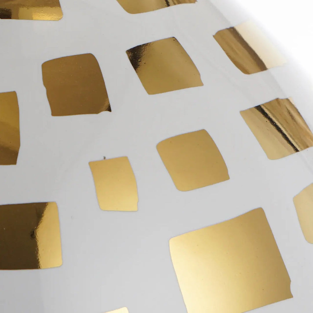 Chrome Face Decorative Ceramic Vase – 38.8 cm Lina Home