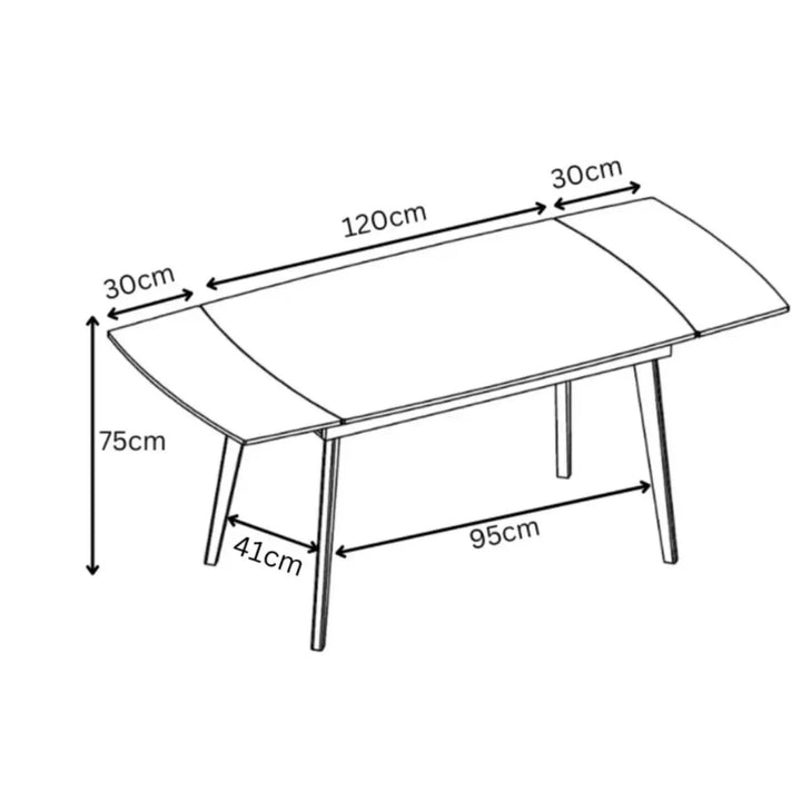 Verni 120-180cm Matte Grey Ceramic Pull-out Extending Dining Table NJ HOME TORELLI BSTAR 2 MAN